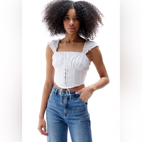 NWT Forever 21 Lace-up Corset Top - Picture 10 of 12